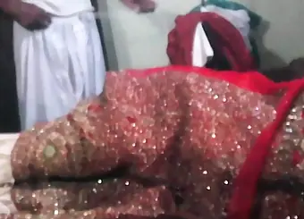 Hot step-sibling sharing bedroom turns into steamy cuckold action - Pakistani beauty joins in!