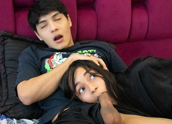 Lil_Timy gets a hot stepbro action with her step sister and best friend in a verified amateur video