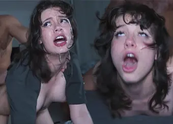 Mia Stone chokes on Mr Big Fat Dick & takes it rough in doggy-style