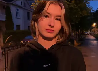 Cutie Kim's first time on camera: legal gal gives a POV blowjob & handjob to a well-hung boy