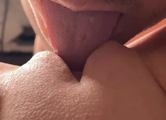 Cherry_Ice gets her juicy pussy licked and fingered up close while being watched in 4K POV