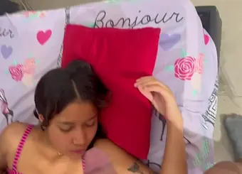 Step step-brother plumbs massive-boobed step-mother in her own bedroom, completing with a grubby internal cumshot