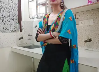 Hot Indian 18-year-old gets a rough pe at the kitchen while ex-boyfriend cheats on her