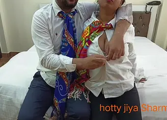 Indian College Stepsis-in-law Romps Stepbro's pal with clear Hindi audio & gets her tight pussy pounded hard