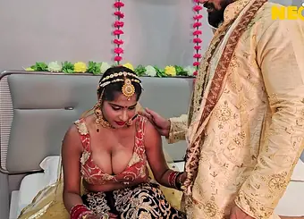 Witness Tejashwini & her husband's first time on the total web series, total HD action!