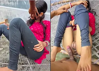 Desi Year Elder Female gets humped by her College Hottest Homie in a cock-squeezing cootchie madness