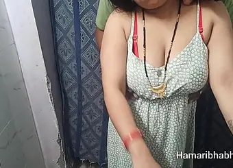 Curvaceous Indian Bhabhi Devi & Abhi get naughty in red-hot Desi sesh