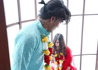 Desi couple's honeymoon turns into a filthy, mud-drenched rough sex romp with a fresh bride