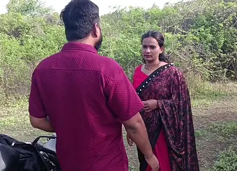 Kavita Vahini, the Indian Desi girl, gets her tight pussy pounded in the wild in Doggie