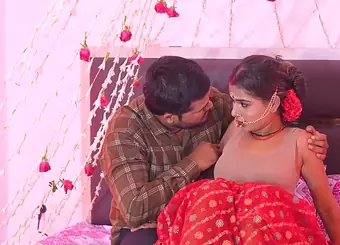 See how this Indian bride's first-ever time wedding night finishes with a super-hot fuck-fest sesh!