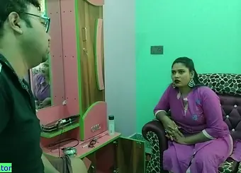 Desi wifey's sultry penetrate-a-thon with her chief at the bank