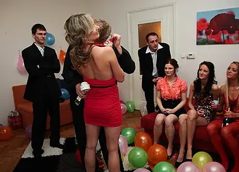 Uber-Sexy pounding women at a B-day soiree