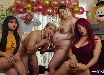 Pregnant lady stagged on and poked in her rest by Makanaky Royalty (IT ALL FINISHES BADLY)