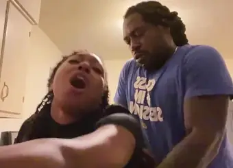 Fijii pornbox gets her rump banged by a phat ebony beef whistle after being married