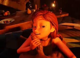 Anna Aj & Anna H get naughty in a 3D cartoon with Anna S