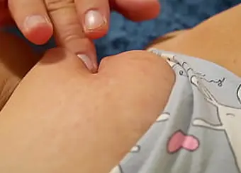 Mrfantasy: Torrid step-stepsister gets her smooth-shaven snatch eaten while he plays the role of maid