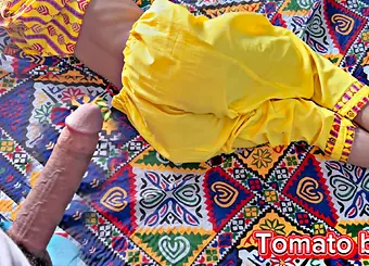 Hot Indian bhabhi village babe gets her tight pussy pounded in first time sex video